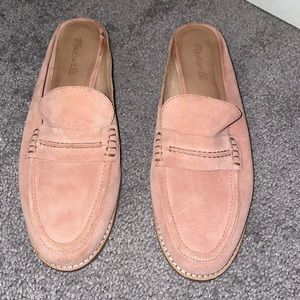 Womens Madewell suede mules